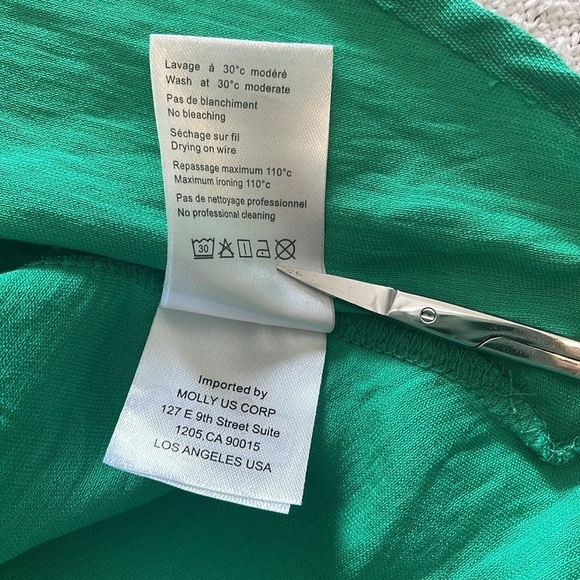 5 for $25 Molly Bracken Lili Sidonio Mod Dress with Cut Out Green size‎ XS NWT - Picture 12 of 14